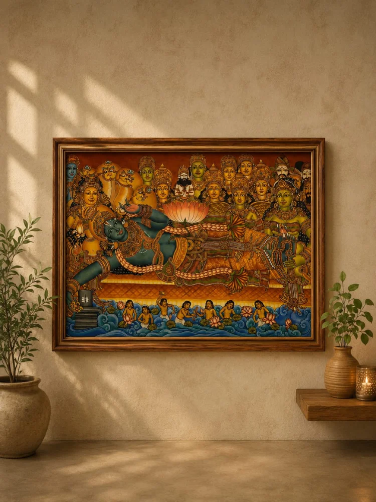 Ananta Shesha Narayana - Mural Art
