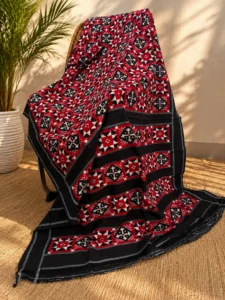 Graphic Red Structure - Heirloom Telia Rumal