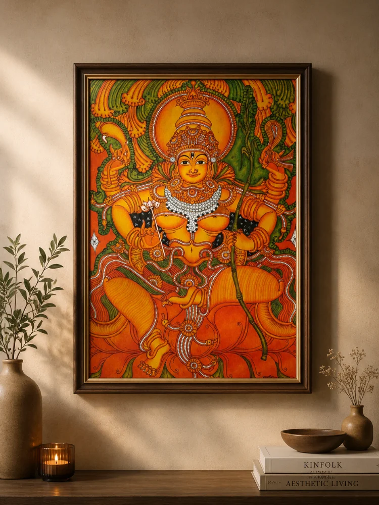 Lalitha Tripura Sundari Devi Mural Art