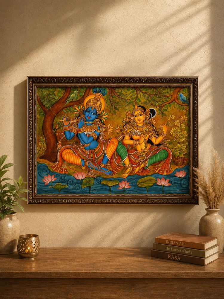 Radha Madhavam - Mural Art