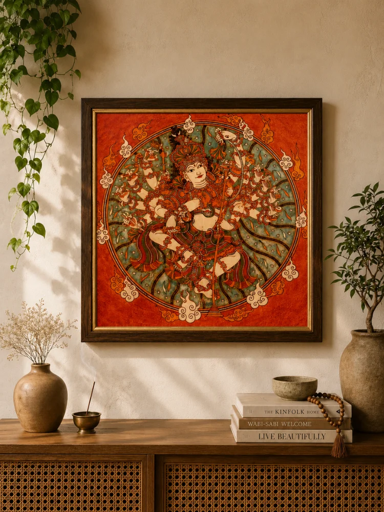 Shiva’s Cosmic Rhythm - Mural Art