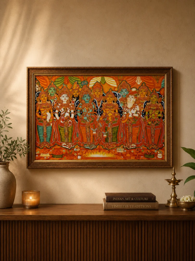 Sri Rama Parinayam - Mural Art